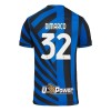 Camiseta de fútbol Inter Milan Dimarco 32 Primera Equipación 2024-25 - Hombre